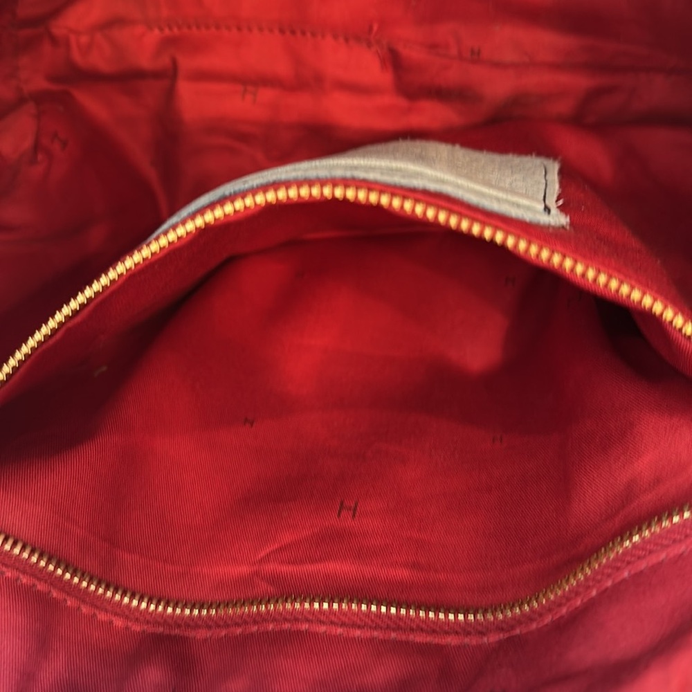Hammitt Gray/Blue Shoulder Bag with Gold Accents - Picture 12 of 15